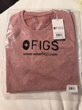FIGS Heathered Rose Pullover Sweatshirt